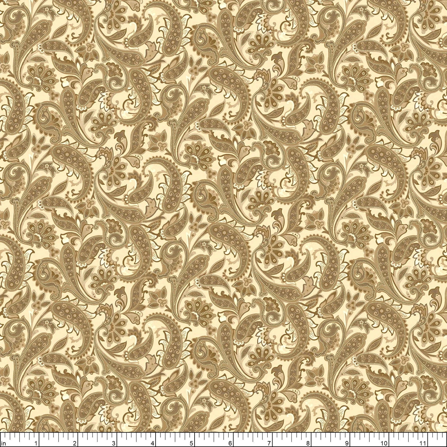 Benartex Winterberry Tonal Paisley Honey 9644-30