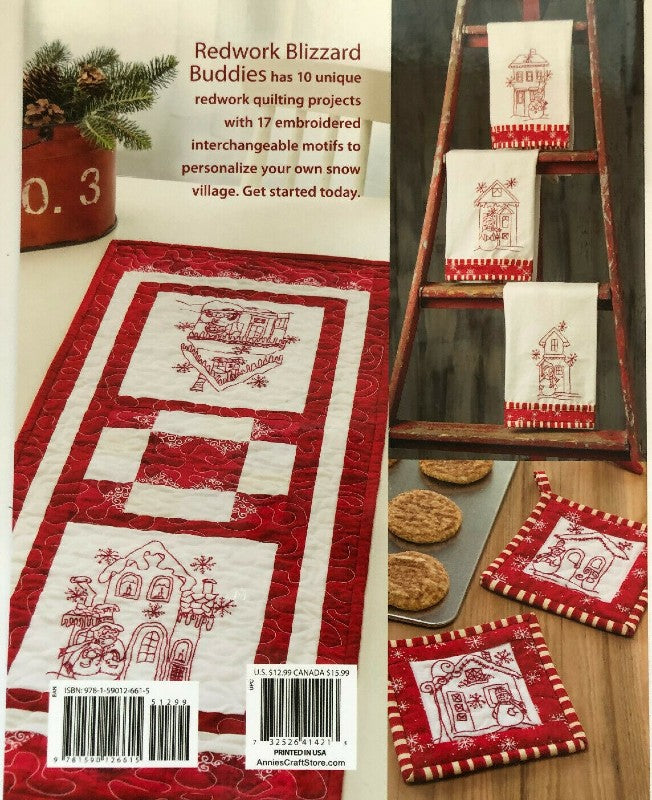 Redwork Blizzard Buddies Pattern Book RBB-PLK