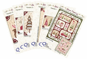 Sew Merry 6 Pattern Set THQMerry100