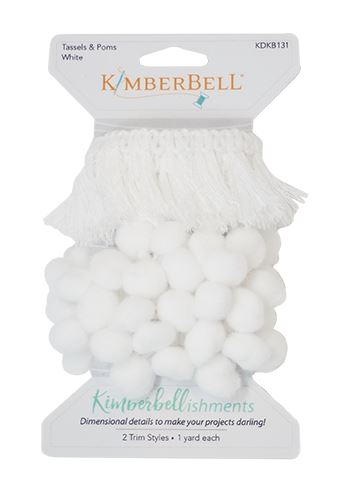 Kimberbell Tassels and Poms White KDKB131