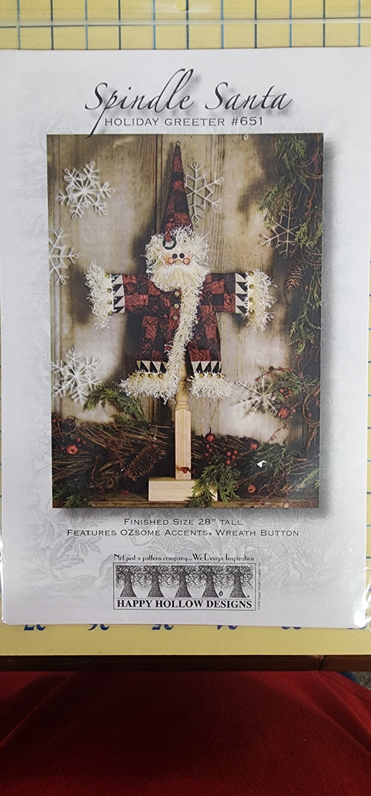 Spindle Santa Holiday Greeter 651