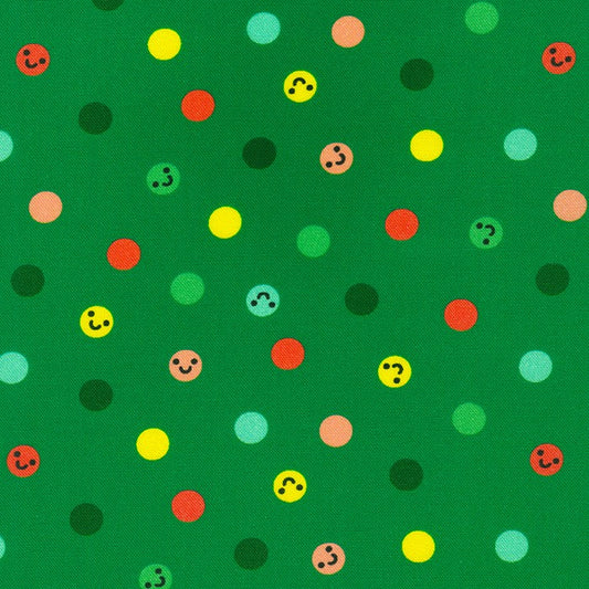 Robert Kaufman Merry Cheer Green 21027-7