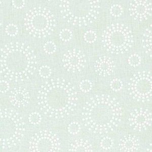 TC Studios Tonal & Gray: Round Dots, White/White 48501-WW