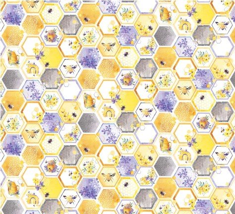 Camelot Fabrics Welcome to our Hive 55230101-01