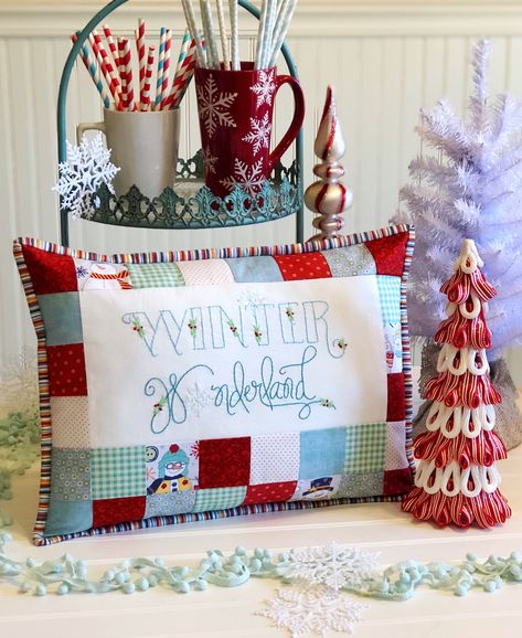 Winter Wonderland Pillow Pattern SE