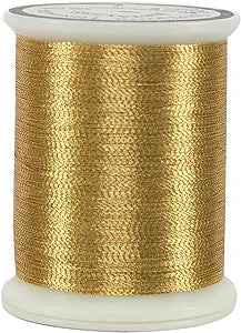 Superior Thread, Gold Metallic 8wt. Color 253