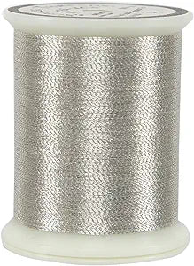 Superior Thread, Silver Metallic, 8wt. Color 252