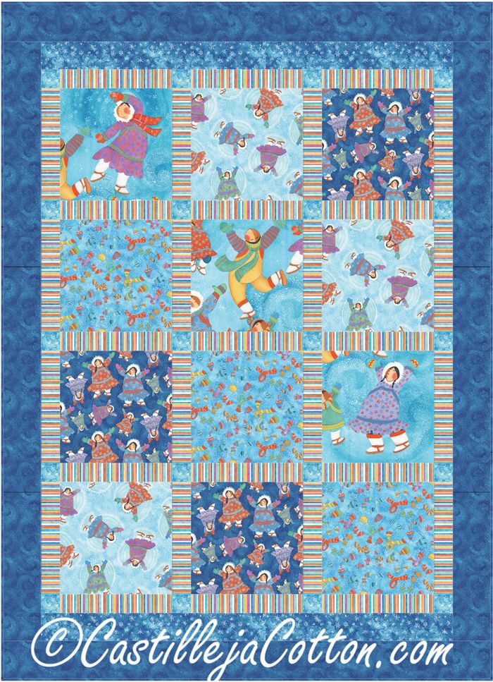 Easy Dozen Lap Quilt CJC-48581