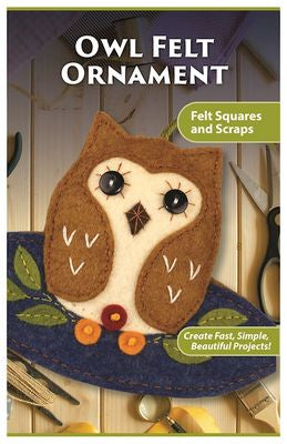 Owl Felt Ornament Pattern Pack FC0758