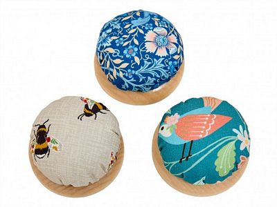 Wooden Base Pincushion MRPINCDB