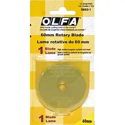 Olfa 60mm Rotary Blade One Pack RB60-1