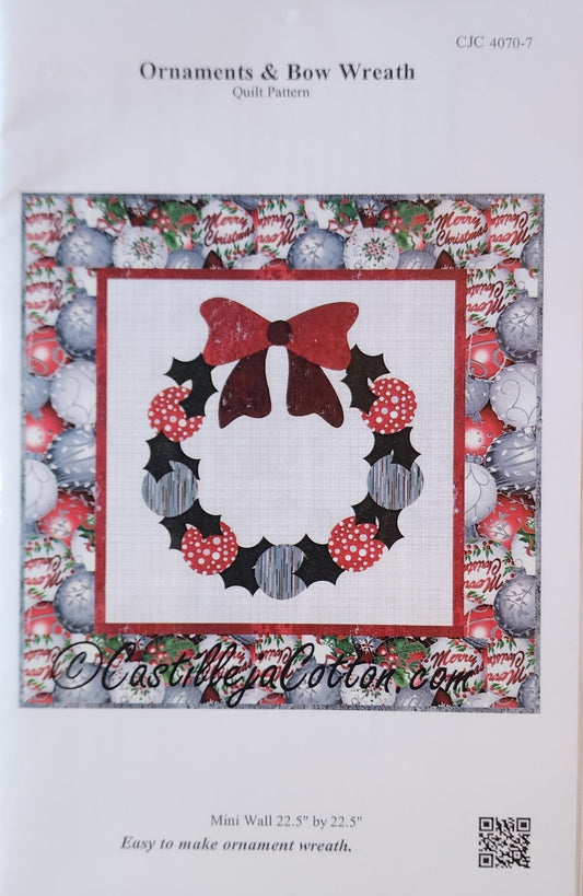 Ornaments & Bow Wreath CJC4070-7