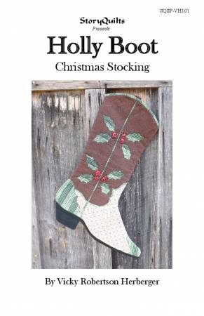 Holly Boot Christmas Stocking SQSP-VH101