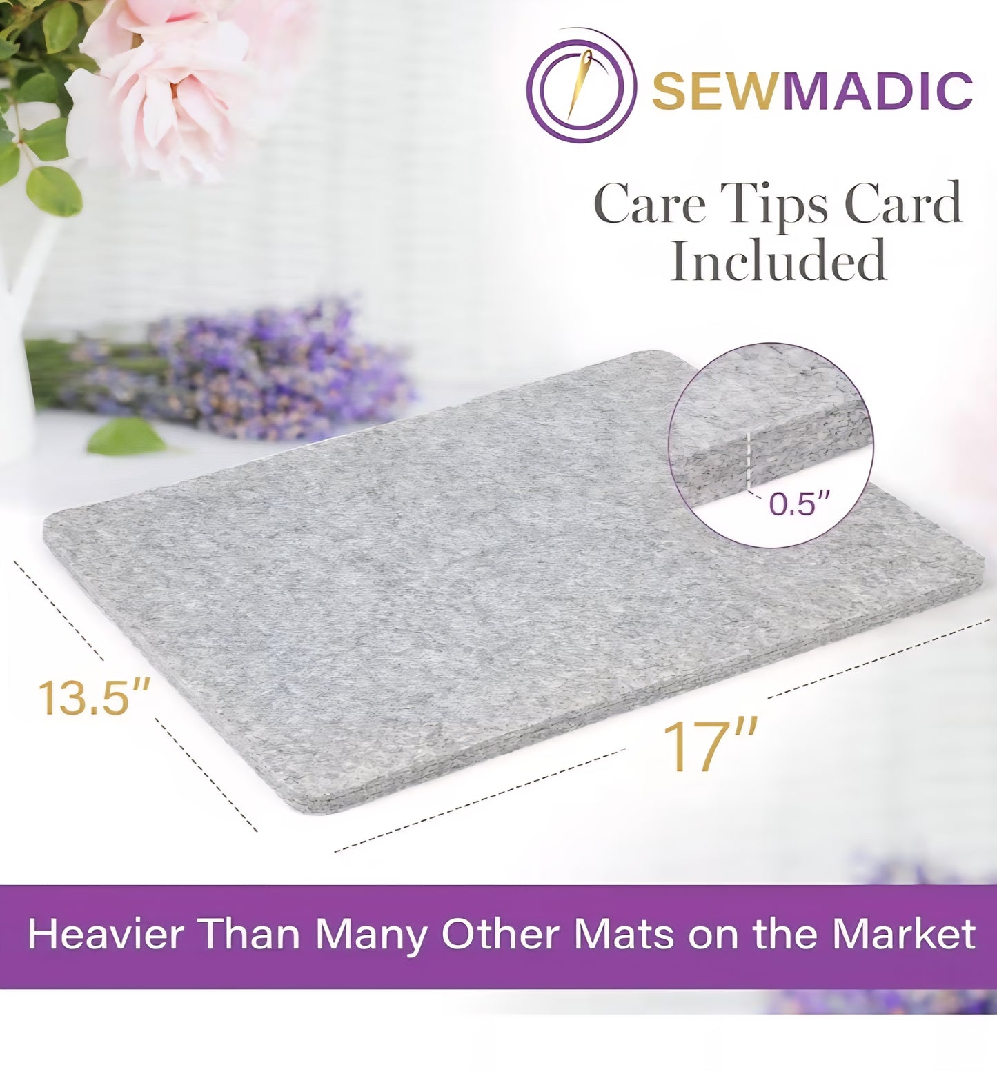 Wool Pressing Mat with Applique Mat