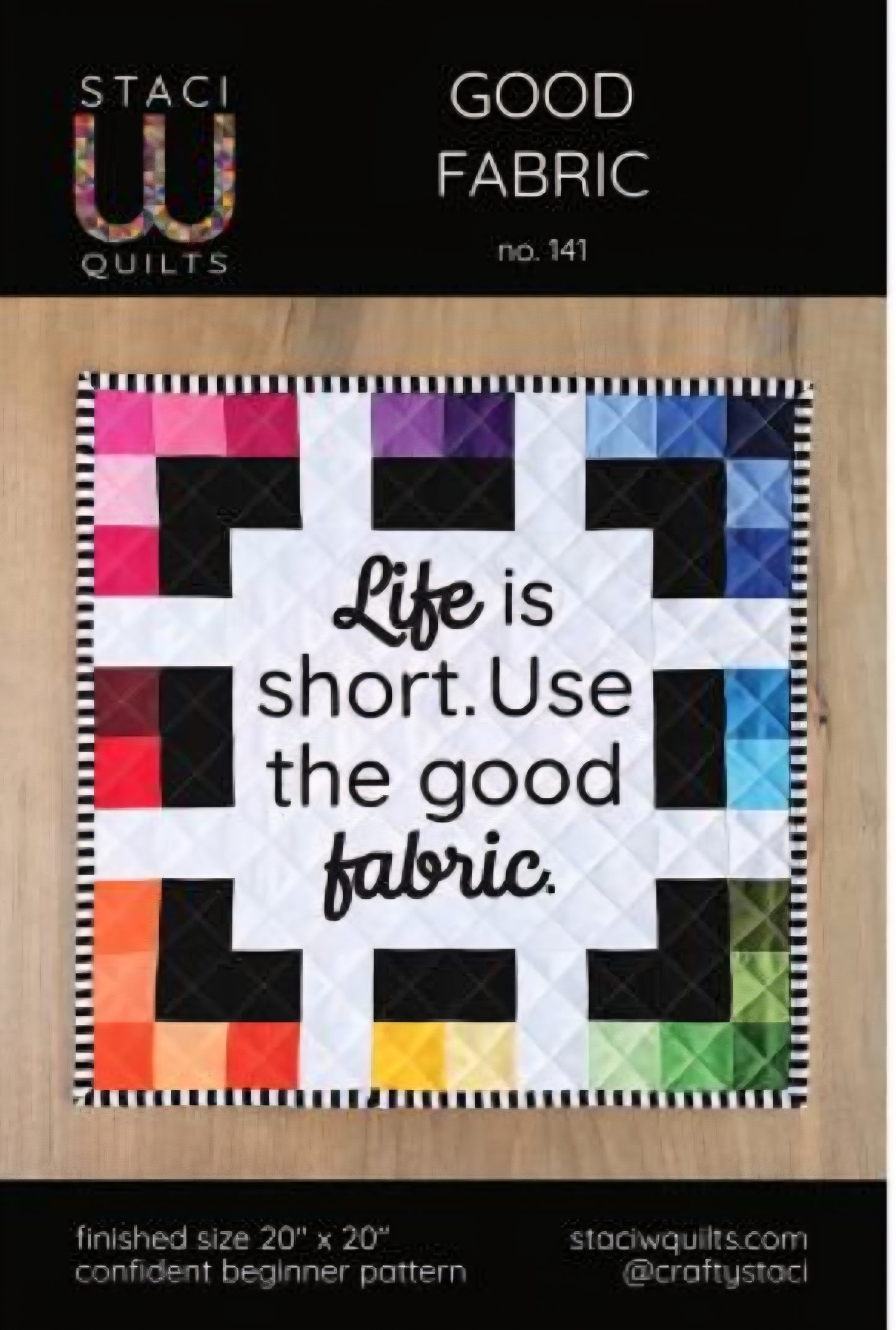 Good Fabric Quilt Pattern and Fabric Panel SWQ141