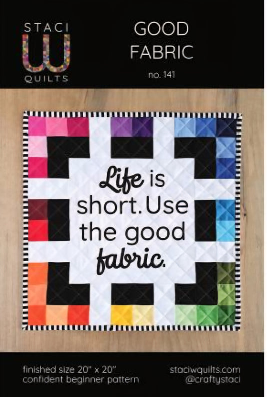 Good Fabric Quilt Pattern and Fabric Panel SWQ141