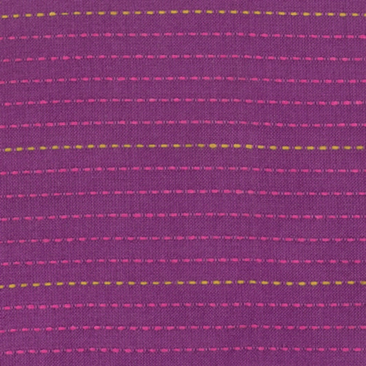 Free Spirit Fabrics Dotted Line Eggplant WOAH012