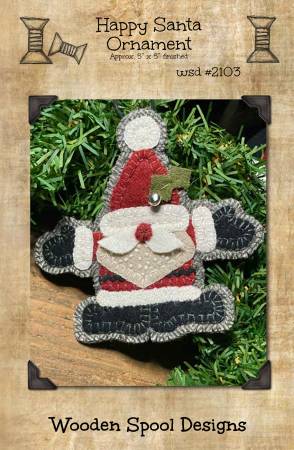 Happy Santa Ornament WSD2103