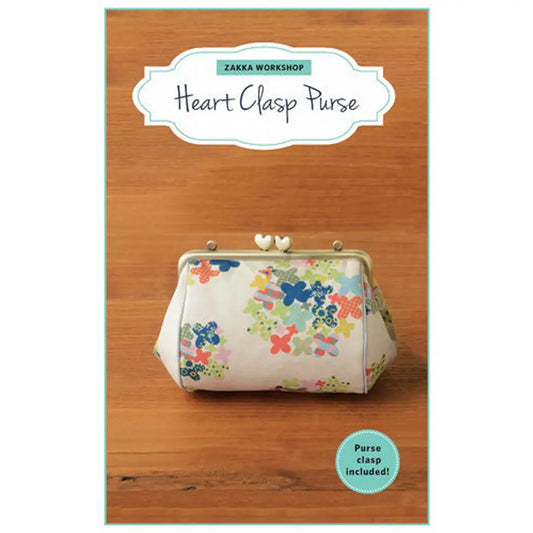 Heart Clasp Purse Kit with Pattern ZW2194