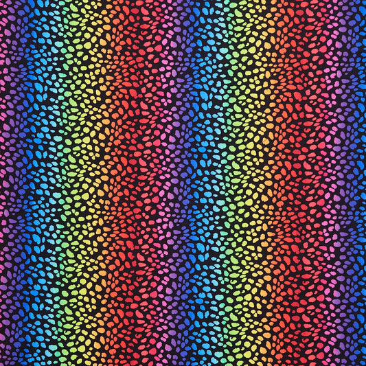 Timeless Treasures Animal Skin Rainbow CD3036-MULTI-AZ