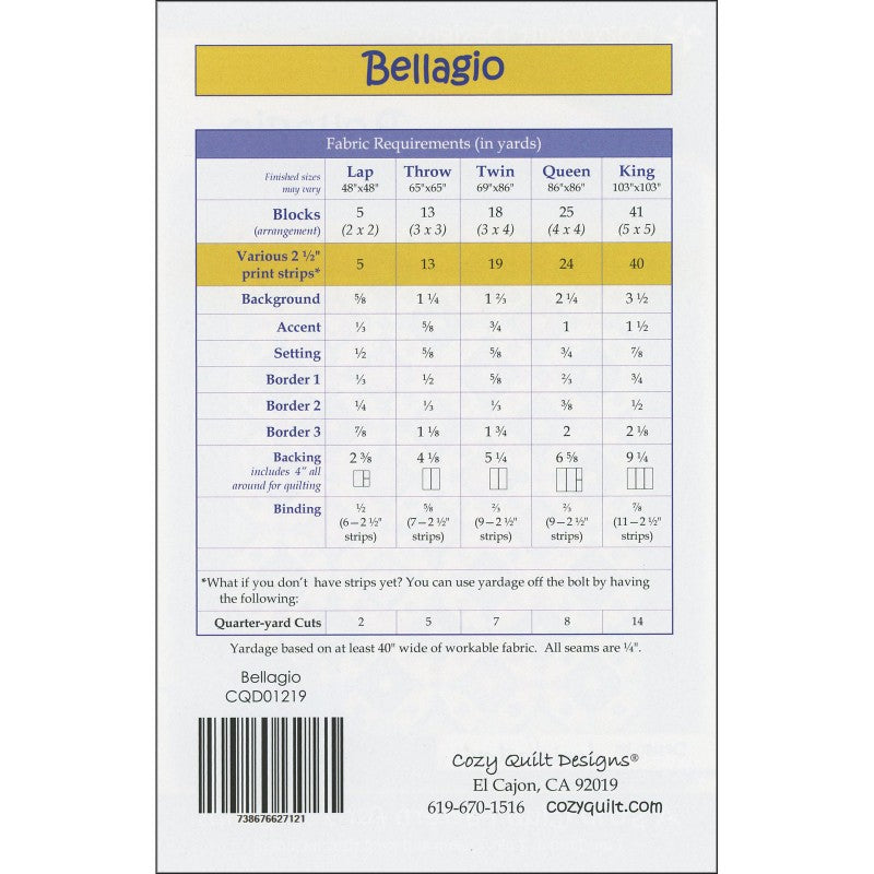 Bellagio Pattern CQD01219
