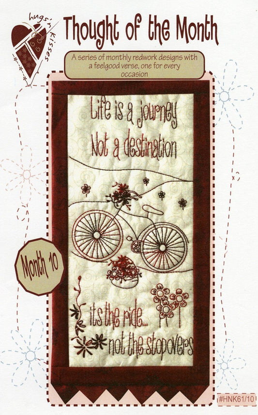 Thought of the Moment- Life's a Journey Month 10 HNK61-10