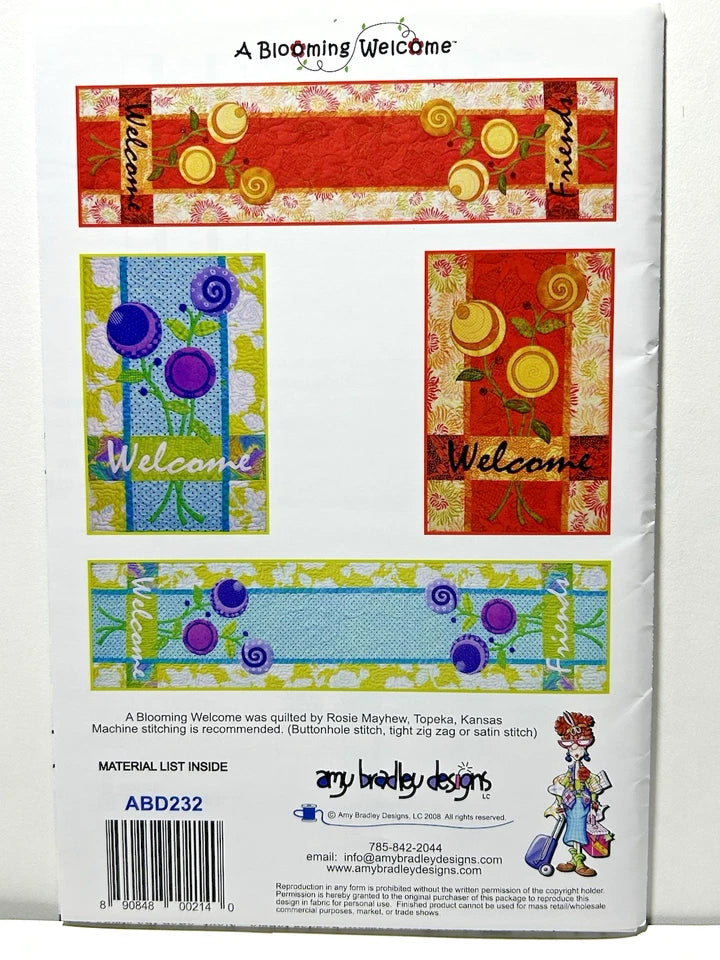 A Blooming Welcome pattern ABD232