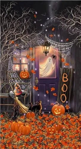Timeless Treasures Fright Night Panel CD4180