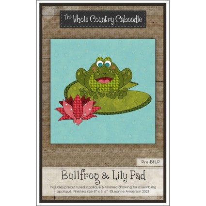 Applique Pk Bullfrog Lily Pad WWCPRE-GFLP