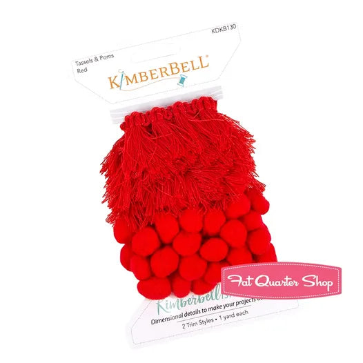 Kimberbell Tassels and Poms Red KDKB130