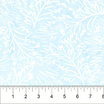 Banyan Batiks Sketched Foliage Light Blue 83081-43