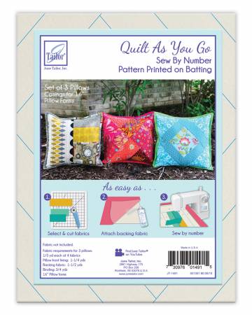 Quilt as you go Sew by Number JT1491