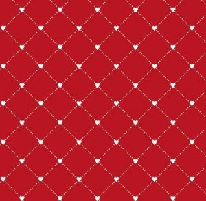 Riley Blake Valentine's Day Grid 15390-Red-A12