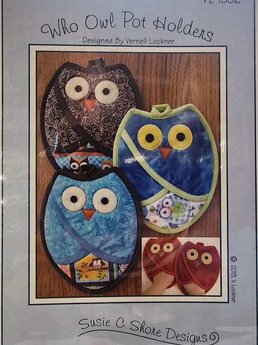 Who Owl Pot Holders VL1332
