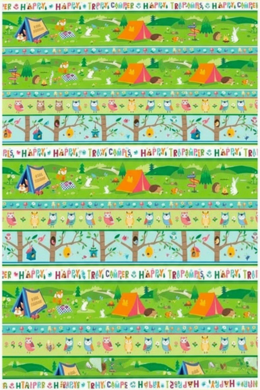 Kanvas Happy Camper Stripe 12842