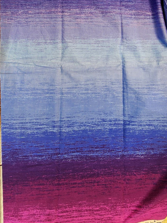 Timeless Treasures Hydrangea Watercolor Stripes HBSW