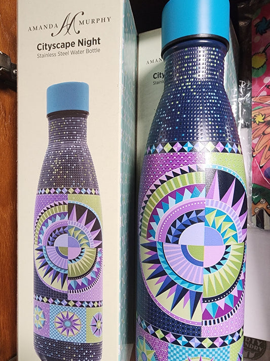 Amanda Murphy Stainless Steel Water Bottle Night AMSLT1