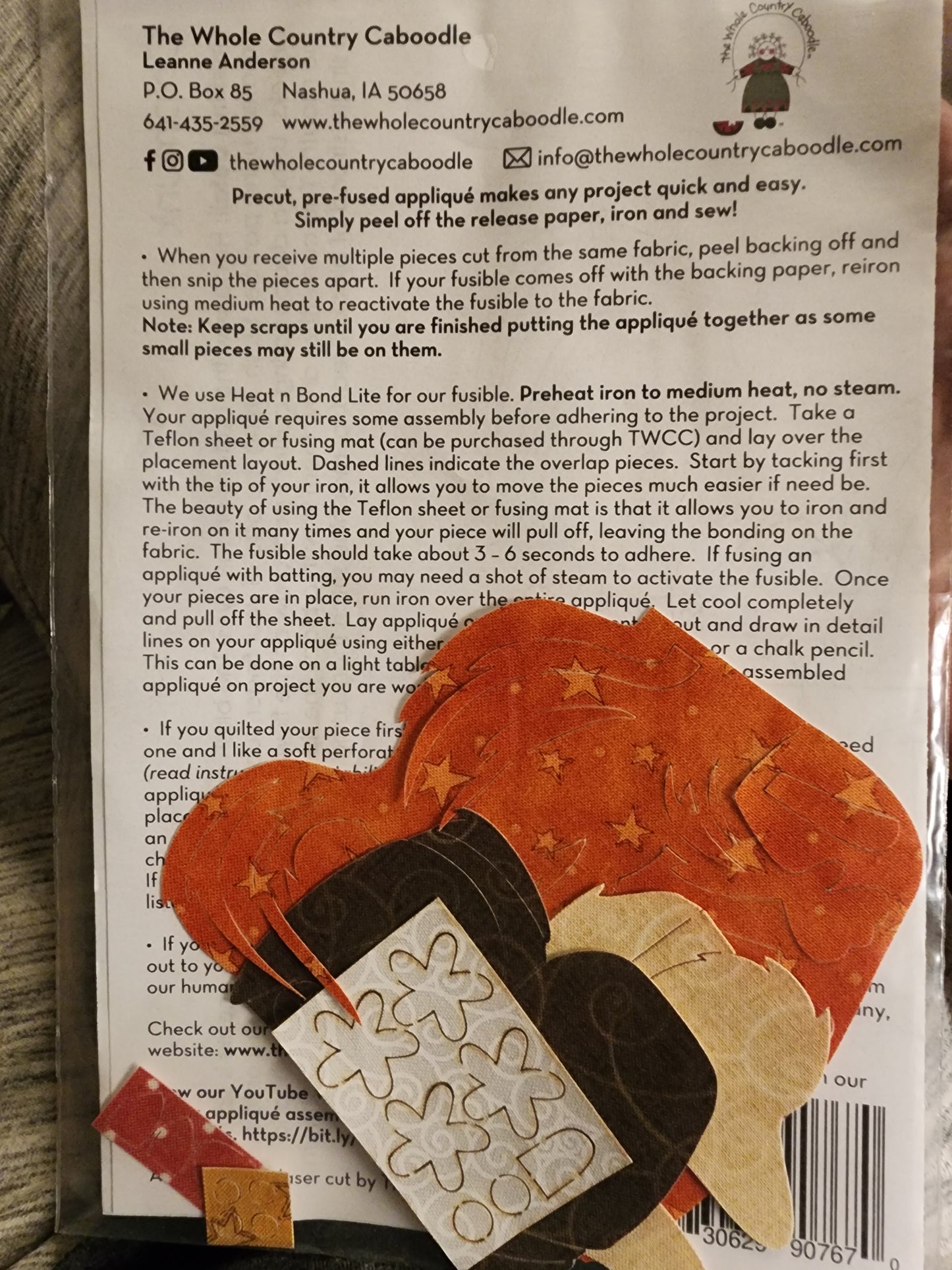 Chipmunk Applique Pk WCCPRE-CHIP