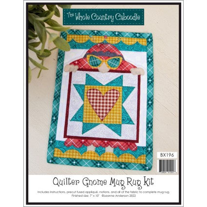 Quilter Gnome Mug Rug Kit WCCBX196