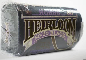Heirloom 80/20 Black batting 90 x 108 inch 1926