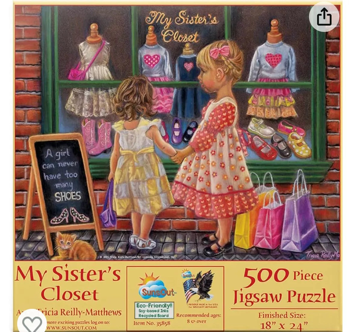 My Sister's Closet 500 piece puzzle SUN35858