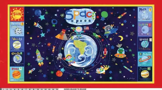 P&B Textiles Out of this World Panel 0383.