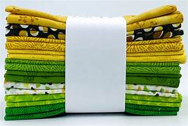 Stof Yellow Green Fat Quarter Bundle 9pk STQCFQ5