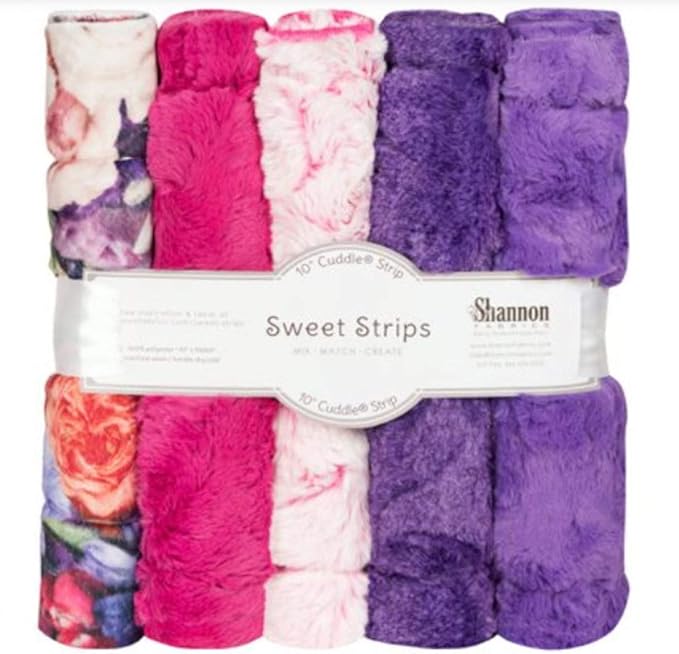 Minky Sweet Strips Peony CKSS5SPpeony