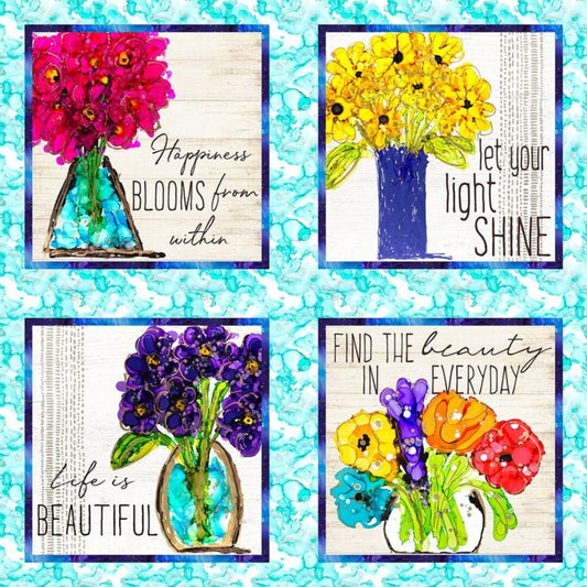 Three Wishes Lovitude 4 Vase Panel 3W-4