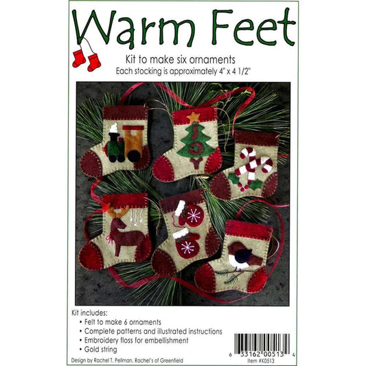 Warm Feet Ornaments Kit K0513