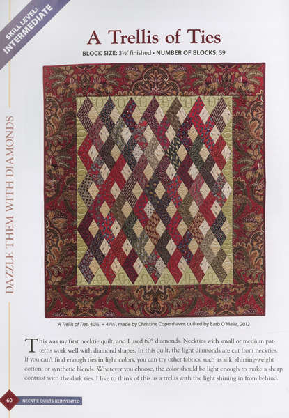 Necktie Quilts Reinvented by Mary Copenhaver 11075