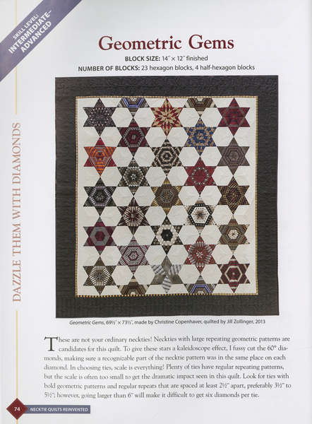 Necktie Quilts Reinvented by Mary Copenhaver 11075