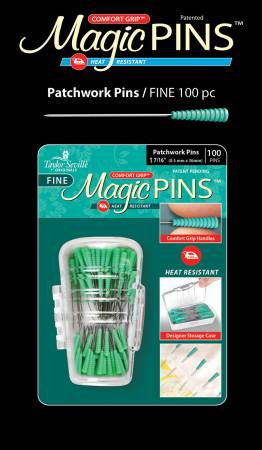 Tailor Mate Magic Fine Pins Patchwork 100pc 217238