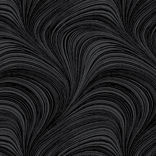 Benartex Pearlescent Wave Texture Charcoal 2966P-14